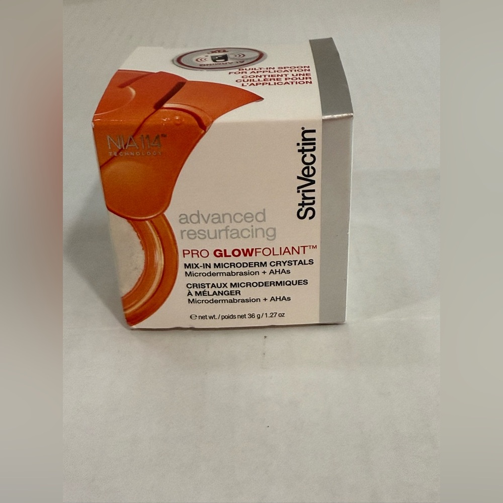 StriVectin Pro Glowfoliant Mix-In Microderm Crystals NIA 114 Sz 36g/1.27 oz New